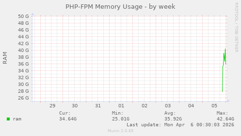 PHP-FPM Memory Usage