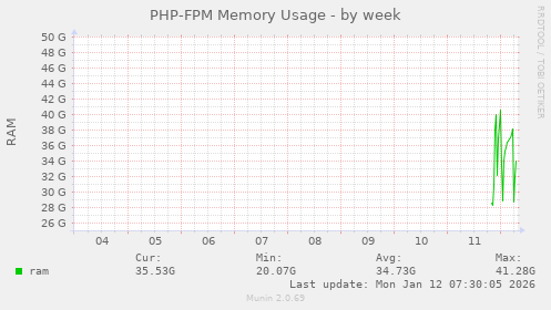 PHP-FPM Memory Usage