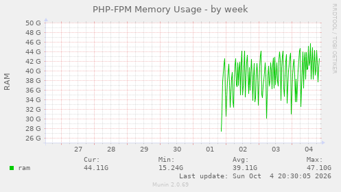 PHP-FPM Memory Usage